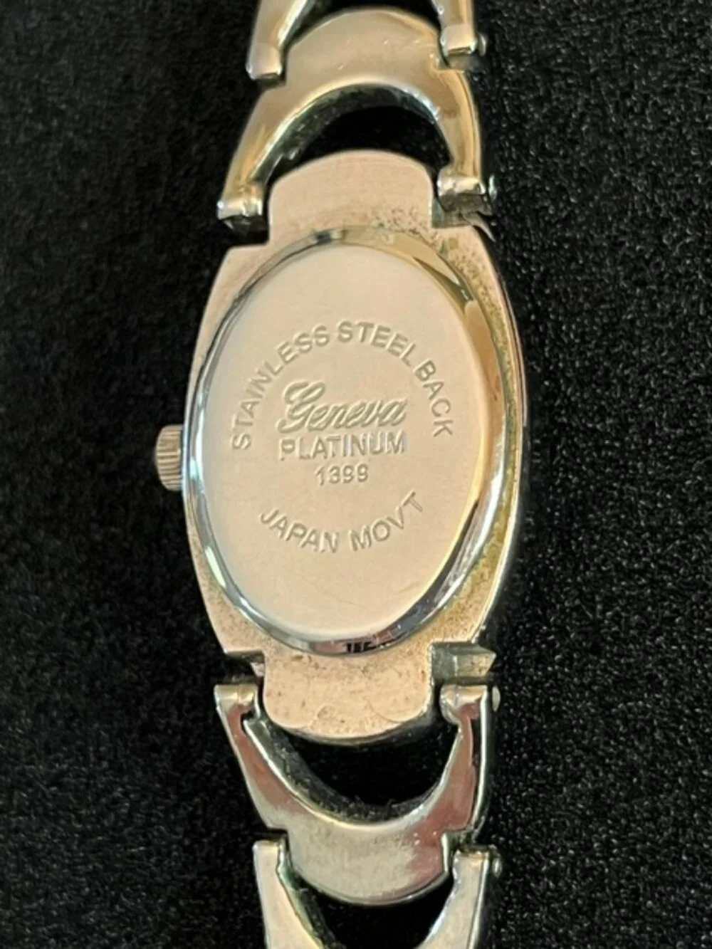 GENEVA | Silver-tone Bracelet watch Blue Dial Classic-EUC-NEW Battery